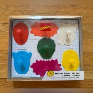 Willams Sonoma Marvel Comics Super Heroes Cookie Cutters Set